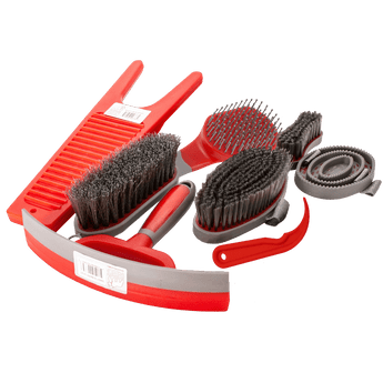 Red Gorilla® Horse Grooming Kit – 8 - Piece Equestrian Care Set - Red Gorilla - UK - PPGROOM