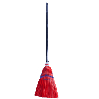 Telescopic Deluxe Broom | Adjustable Aluminium Handle 83–140cm - Red Gorilla - UK - SP.TELE/DLUX/STD