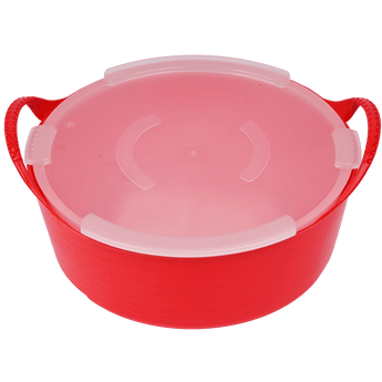 TubTop Extra Small | Transparent Clip Lid for Gorilla Tubs and Skips - Red Gorilla - UK - RGTOP/MINI