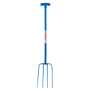 4 Prong Manure Fork with T Handle - Red Gorilla - UK - 116/T/BL