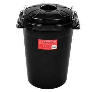 Gorilla Bin™ 30 Litre Storage Bin with Clip Lid | Heavy Duty Stackable Container