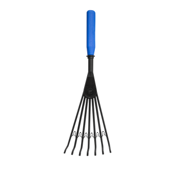 Short Plastic Rake - Blue
