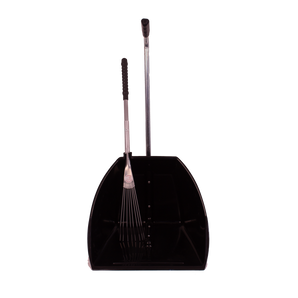 Big Tidee™ with Long Metal Rake | High Capacity Scoop and Rake Cleaning Set