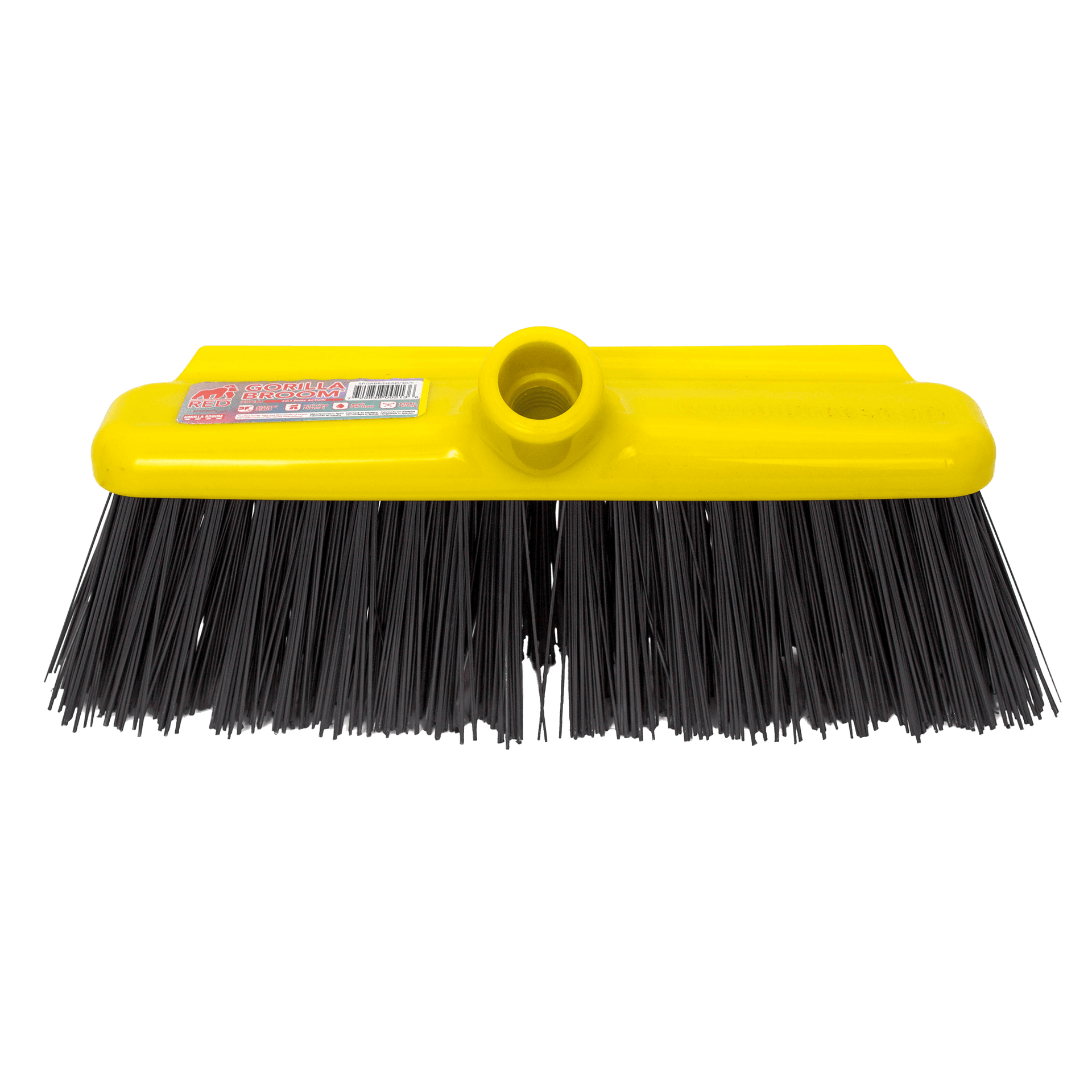 30cm Gorilla Broom Head – Compact, Strong & Anti-Clog – Red