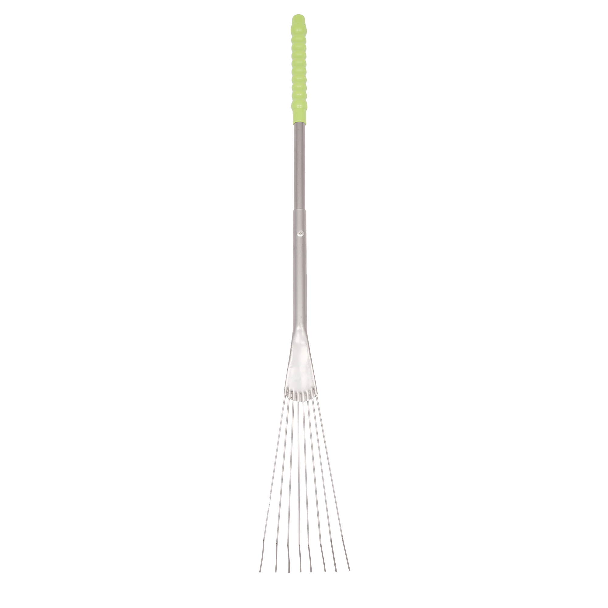 Trash Collection Rake Tidee™ Long Handled Metal Rake - Efficient Waste Collection – Red ...