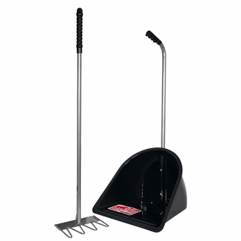 Traditional Tidee™ with Rake | High Capacity Scoop and Rake Cleaning Set - Red Gorilla - UK - TD460BK