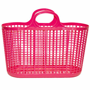 Red Gorilla Cesto Shopping Tote in Pink